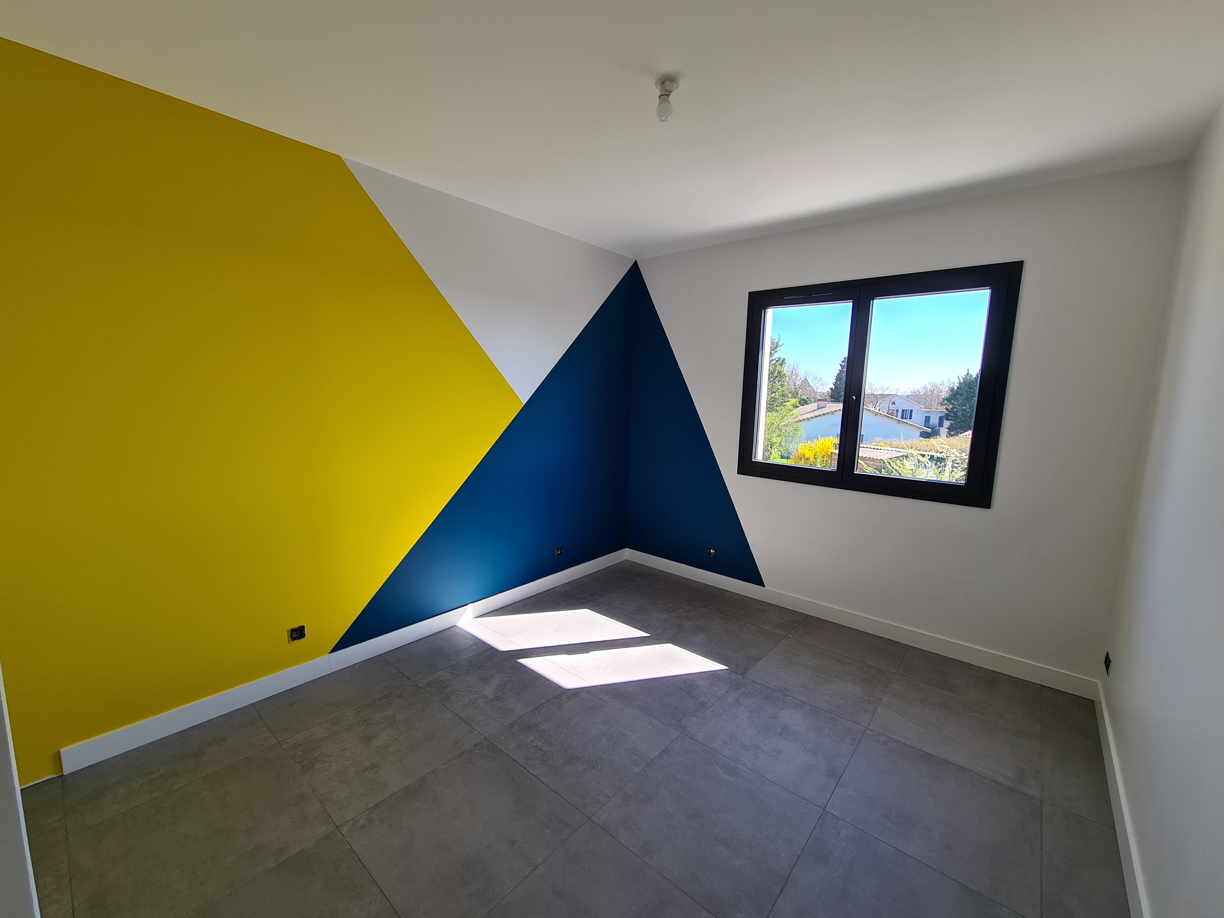 Travail de peinture soigné